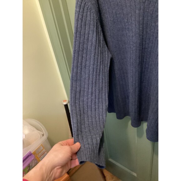 Brooks Brothers Men's Blue Size XXL Lambswool V-Neck Knit Sweater Long Sleeve - Picture 3 of 7